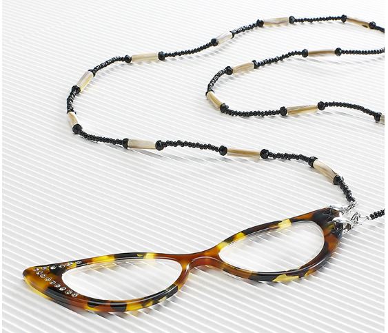 Collana occhiale con lenti graduate